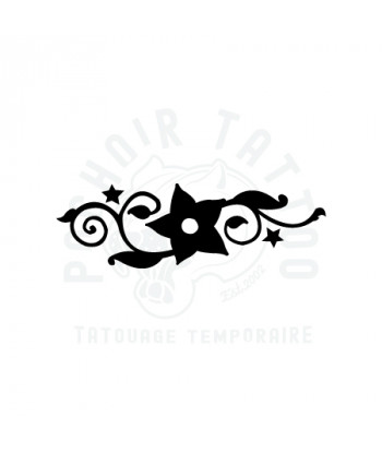 pochoir bracelet fleur