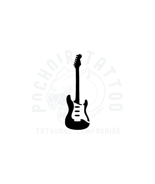 pochoir adhesif guitare electrique-pochoir tattoo