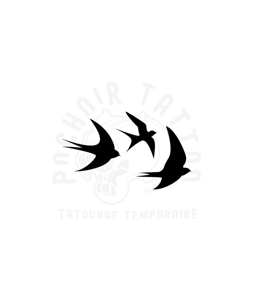 pochoir adhesif envol hirondelle-pochoir tattoo