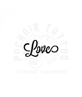 pochoir adhesif love-pochoir tattoo