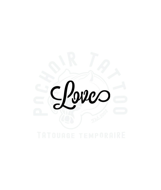 pochoir adhesif love-pochoir tattoo