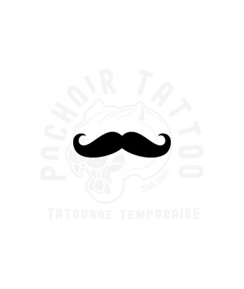 pochoir adhesif moustache-pochoir tattoo