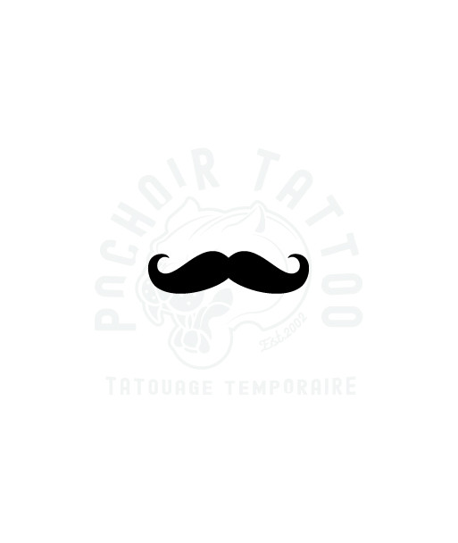 pochoir adhesif moustache-pochoir tattoo