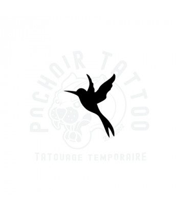 pochoir adhesif colibri-pochoir tattoo