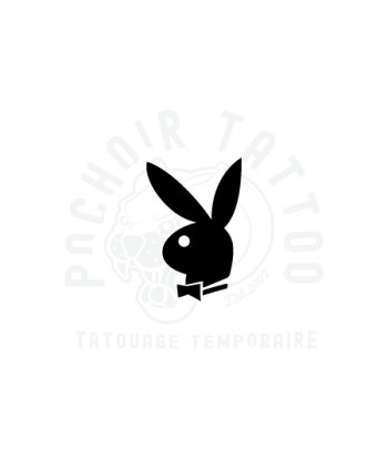 pochoir adhesif logo playboy-pochoir tattoo