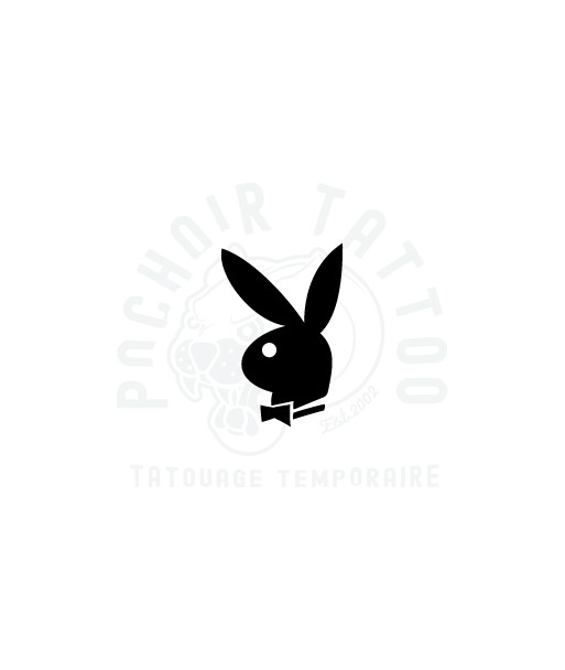 pochoir adhesif logo playboy-pochoir tattoo