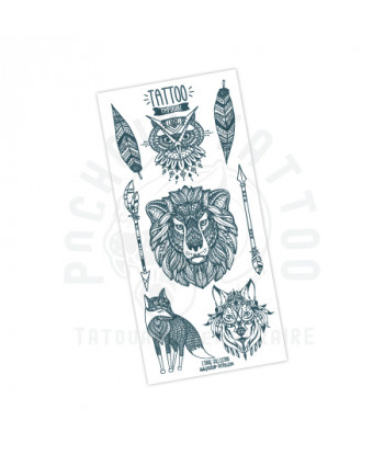 planche de tattoo a transférer avec de l'eau, facile a appliquer