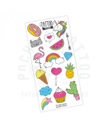 planche de tattoo a transférer avec de l'eau, facile a appliquer