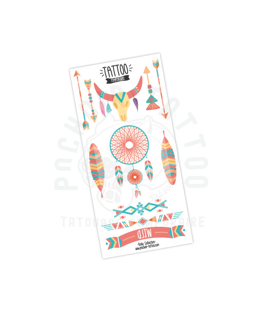 planche de tattoo a transférer avec de l'eau, facile a appliquer