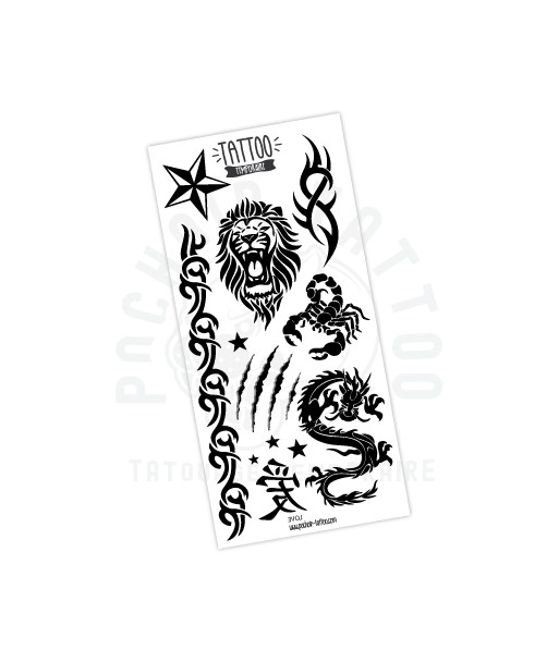 planche de tattoo a transférer avec de l'eau, facile a appliquer