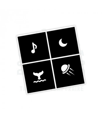 planche de pochoir pour tatouage éphémère - pochoir tattoo