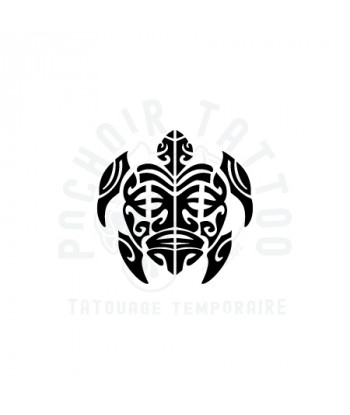 pochoir adhesif tortue Maorie-pochoir tattoo