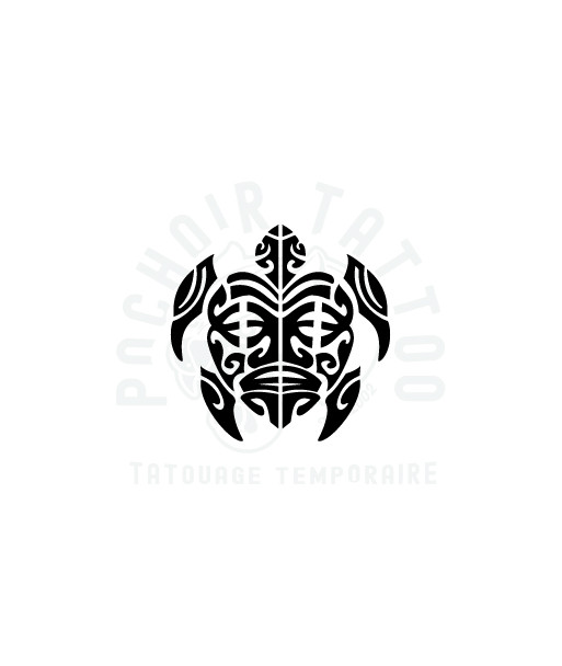 pochoir adhesif tortue Maorie-pochoir tattoo