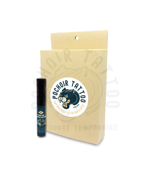 pochoir tattoo - Kit complet pour tatouage temporaire au pochoir