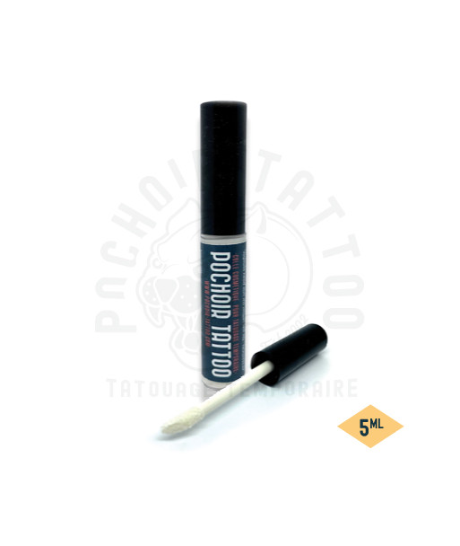 Applicateur de colle cosmetique pour tatouage paillette