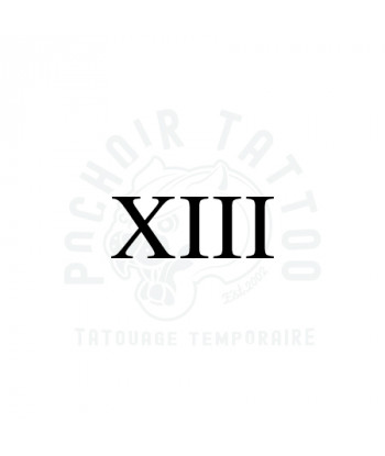 Pochoir 13 / XIII